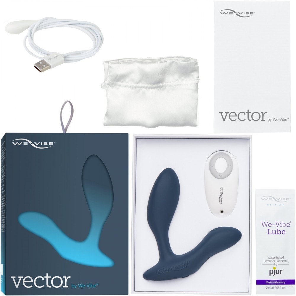 We-Vibe Vector Remote Control Enabled Telefon Uyumlu Prostat Vibratör