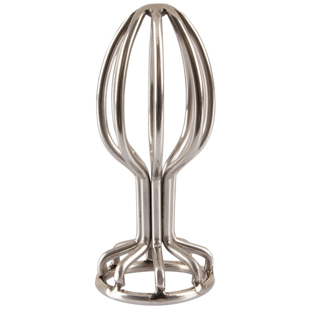 Anos Finest Butt Wear Metal Cage Butt Plug 6.8 Cm