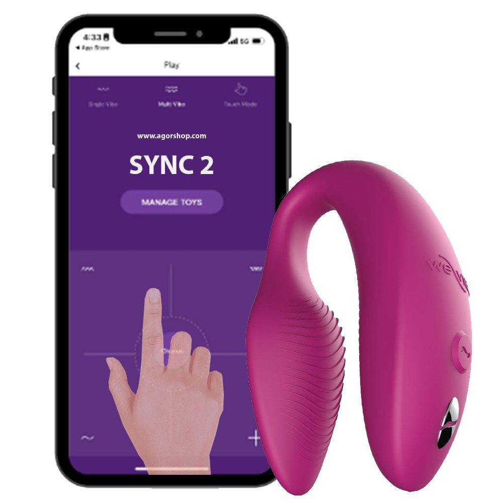 We-Vibe The New Sync 2 Remote & App Controlled Couples Vibrator