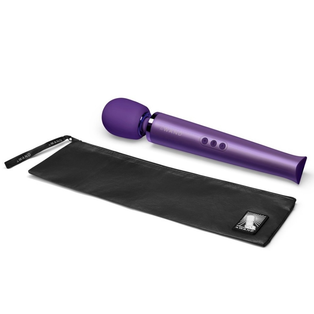 Le Wand Rechargeable Body Massager Masaj Wand Vibrator-Purple
