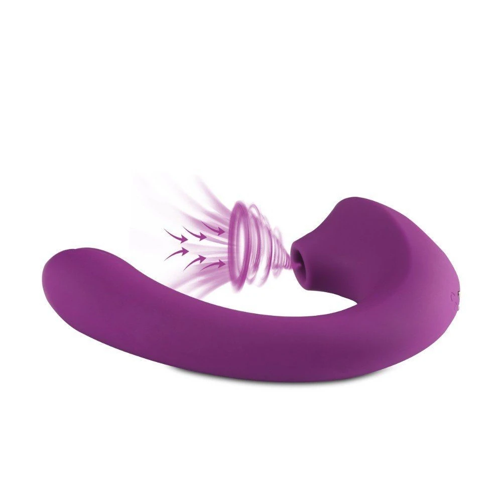 Shequ Meiya Darbe ve Emiş Güçlü 2 İn 1 G-Noktası Vibratör SQ-V10129