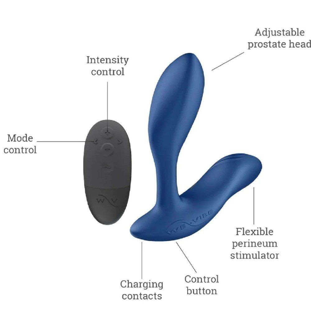 We-Vibe Vector+ Remote Control Enabled Prostat Masaj Vibratör