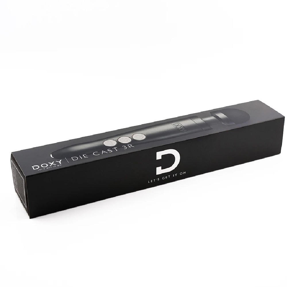 Doxy Die Cast 3R USB Rechargeable Mini Wand Black Massager