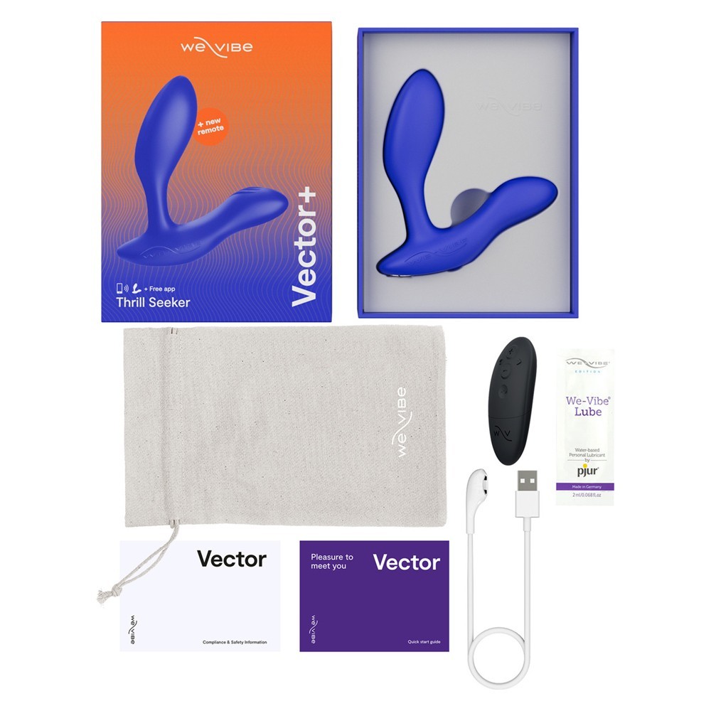 We-Vibe Vector+ Remote Control Enabled Prostat Masaj Vibratör