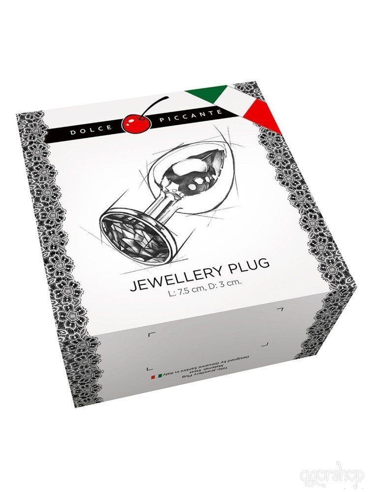 Dolce Piccante Small Boy Boğumlu Gümüş Anal Plug