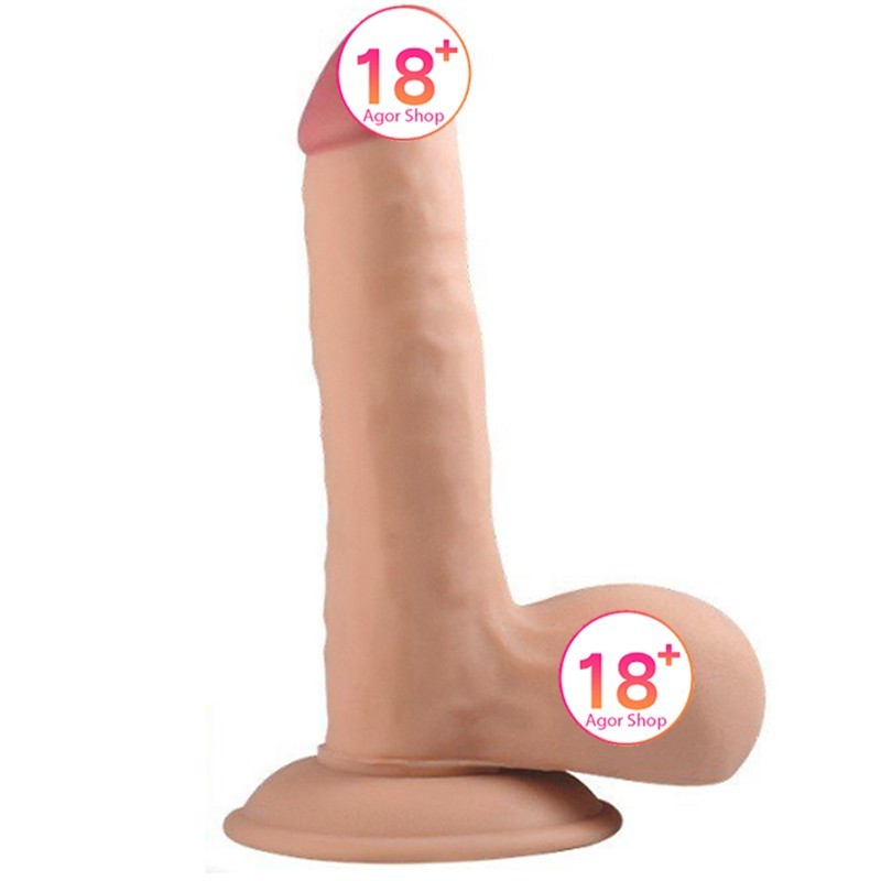 Lovetoy The Ultra Soft Dude Dildo 18 cm Realistik Penis LV1083