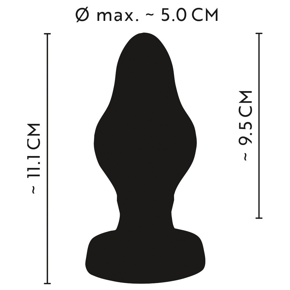 Anos Finest Butt Wear 5 cm Liquid Silicone Soft Silikon Anal Plug