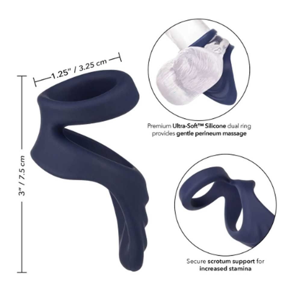 Calexotics Viceroy Perineum Dual Ring Penis Halkası