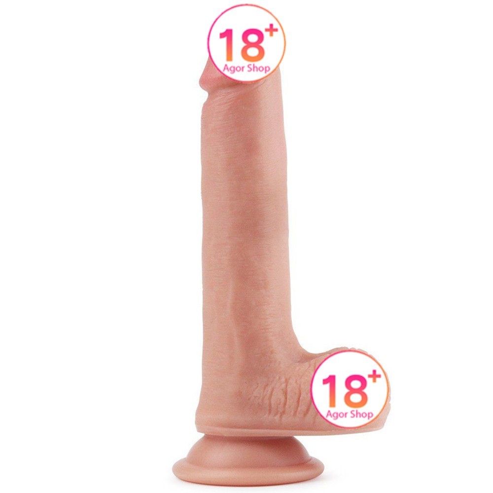 Lovetoy Dual Layered Silicone Dildo 20 cm Realistik Penis LV4005