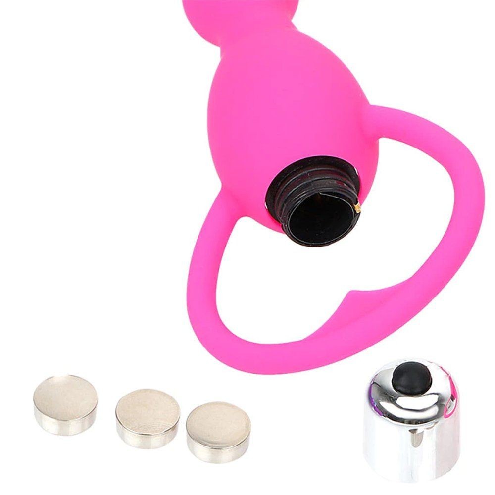 bAŞKa Anal Fantasy Beaded 10 Mod Boncuk Anal Vibratör-Black