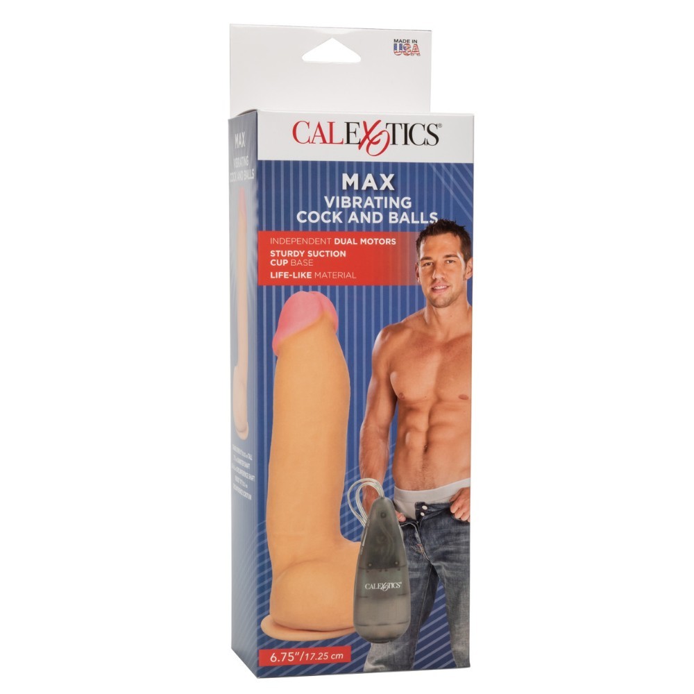 Calexotics Max Vibrating 23.5 cm Titreşimli Realistik Penis