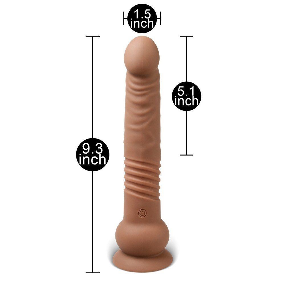 bAŞKa Escapade Thrusting Dildo İleri Geri Hareketli Titreşimli Penis