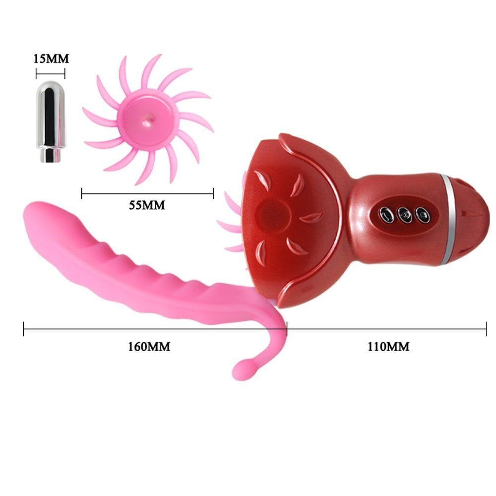 Baile Rolling Fun Vajinal ve Oral Hareketli Vibratör BI-014100