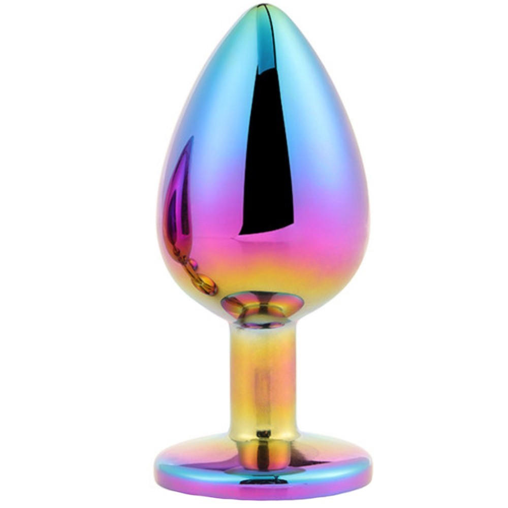 ToyJoy Twilight Booty Rainbow Jewel Metal Anal Plug