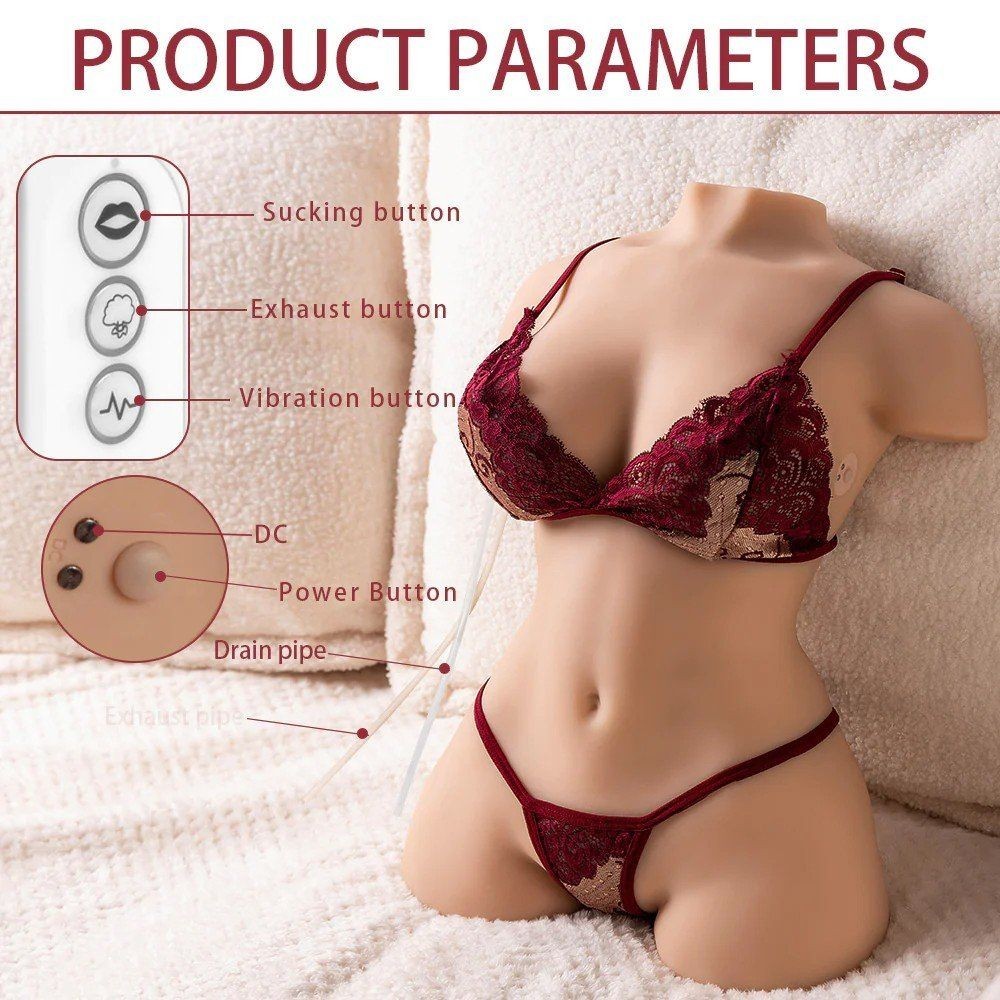 Shequ April Sucking And Vibration Realistik Vücut Masturbator SQ-MAS20027
