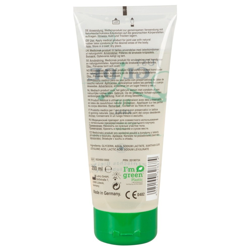 Just Glide Bio Anal Lubricant Gel 200 Ml Kayganlaştırıcı Jel