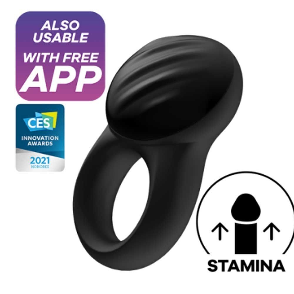 Satisfyer Signet Ring Connect App Telefon Kontrollü Penis Halkası