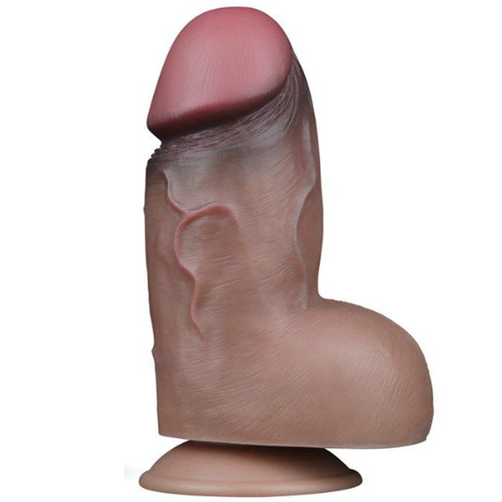 Lovetoy Nature Cock 7'' Çift Katmanlı Büyük Realistik Penis LV411050