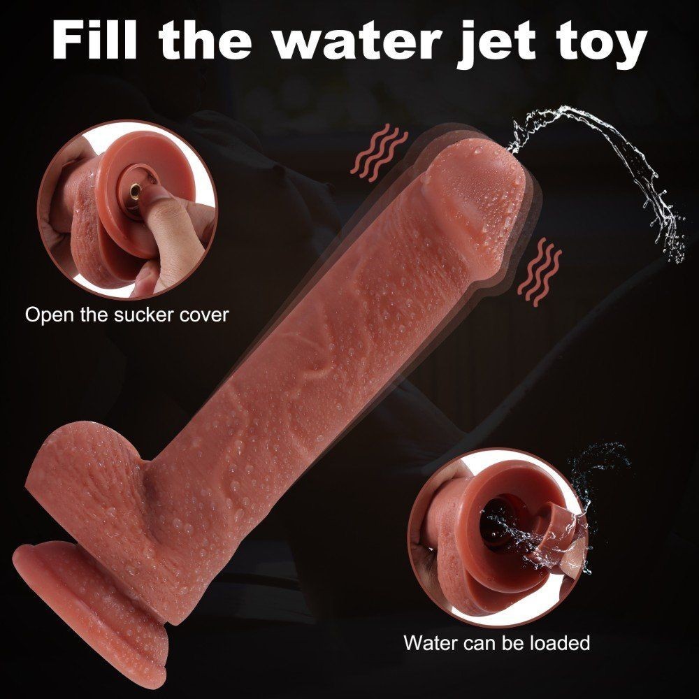 Shequ Dave Vibrating Boşalabilir Orgazm Penis SQ-WBD10142-V