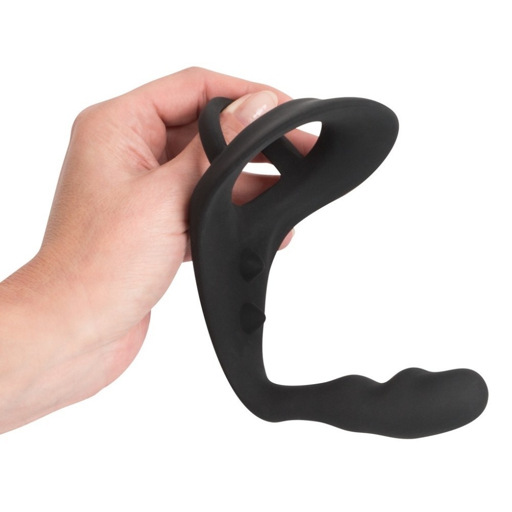 Black Velvets Ring ve Plug Soft Touch Penis Halkası ve Anal Plug
