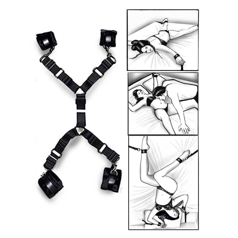 bAŞKa Fetish Fantasy Series Bed Restraint Yatak Bağlama Kelepçe Seti