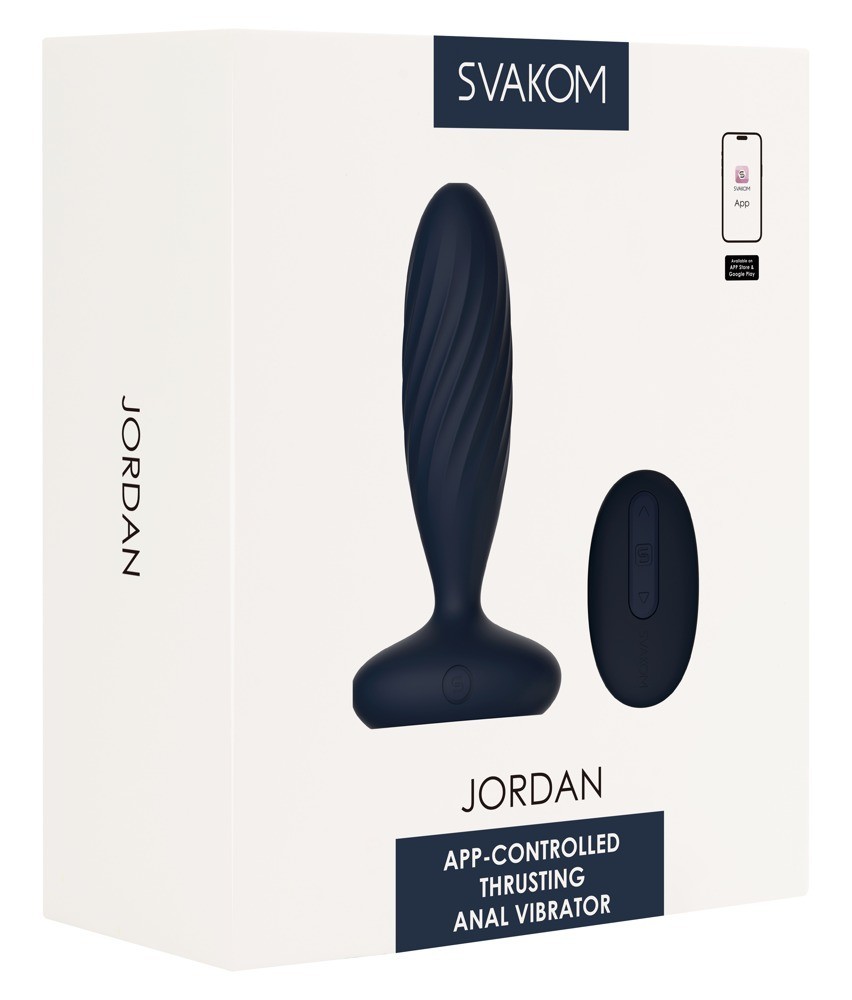 Svakom Jordan App Controlled Thrusting Anal Vibratör