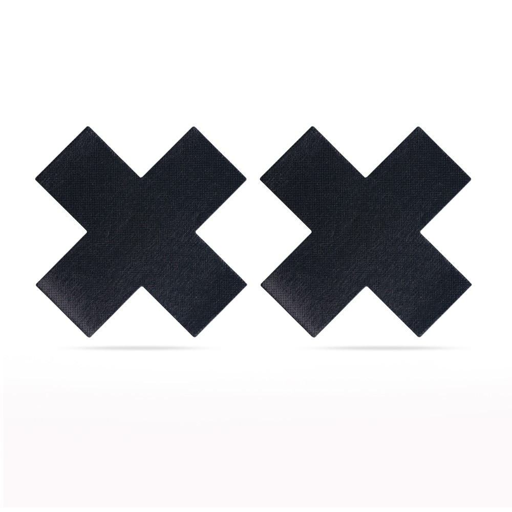 Lovetoy Cross Pattern Nipple Pasties (2 Pack) Göğüs Ucu Bandı
