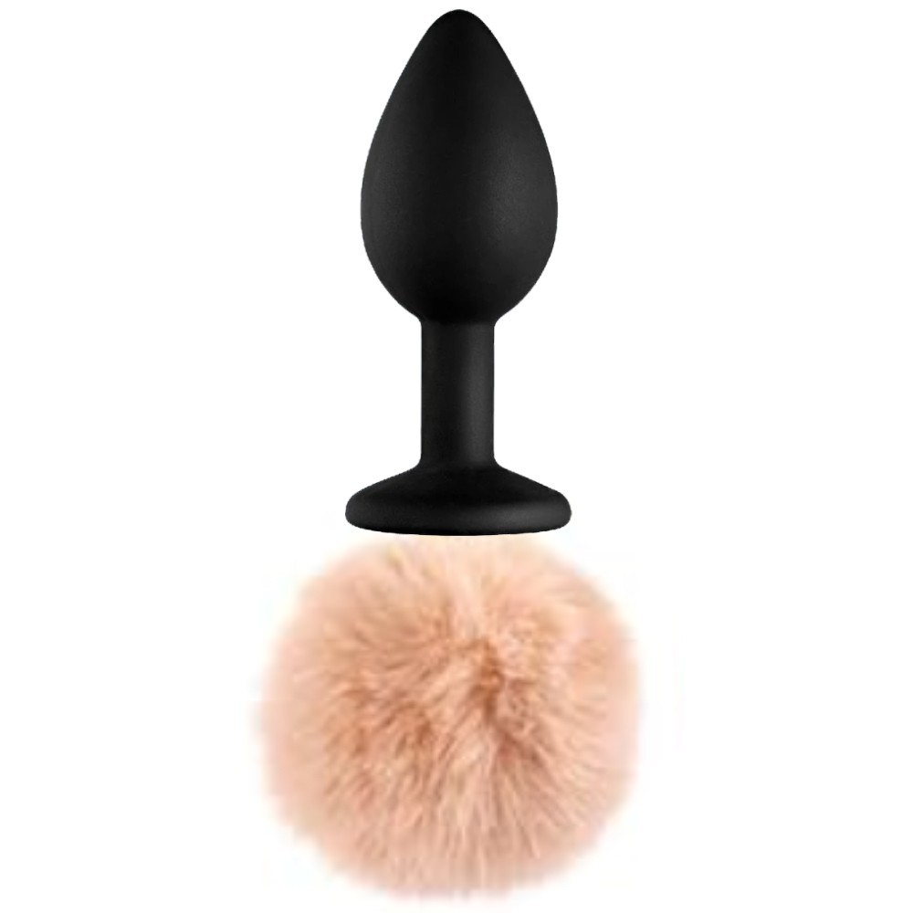 bAŞKa Sex Toys Anal Play Black Silicone Plug Kuyruklu Anal Plug