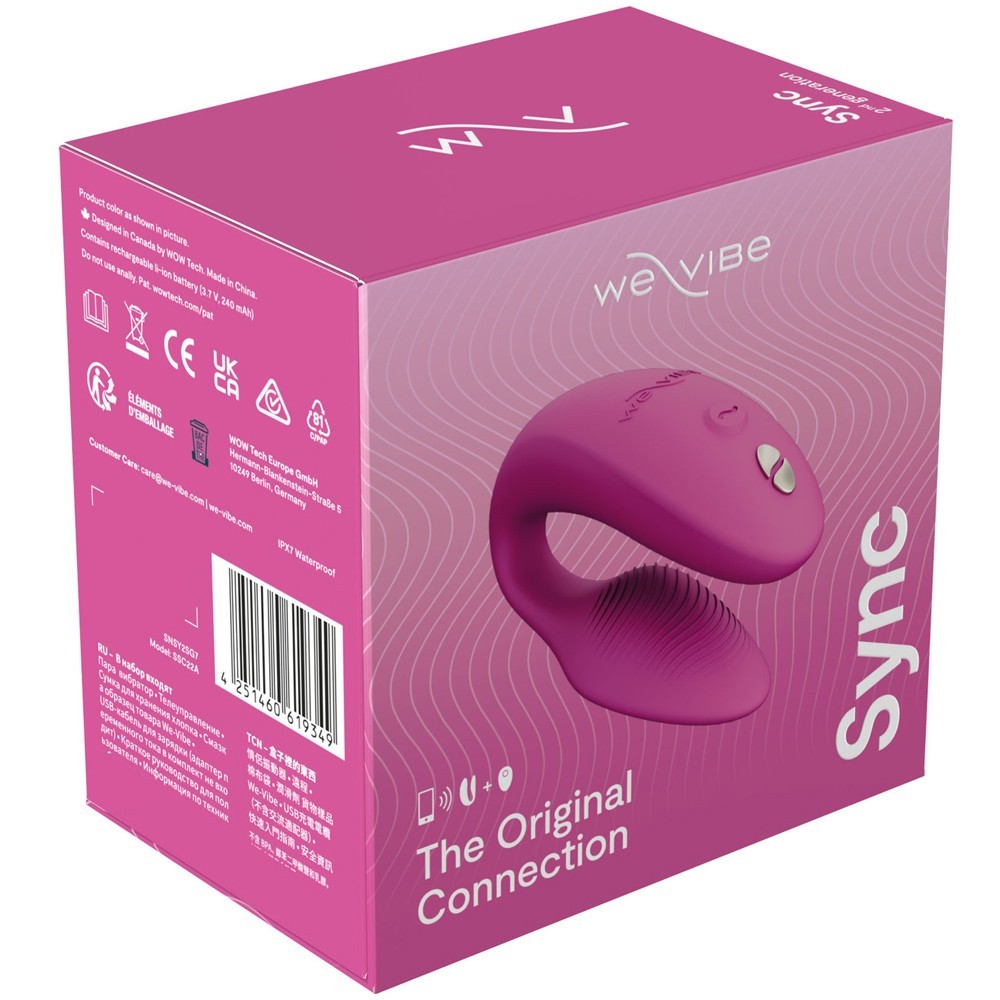 We-Vibe The New Sync 2 Remote & App Controlled Couples Vibrator