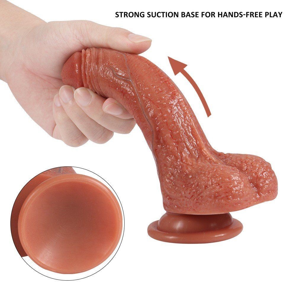 Shequ Dildo Series Crowley Blue Vein Çift Katmanlı Realistik Penis SQ-WBD10009