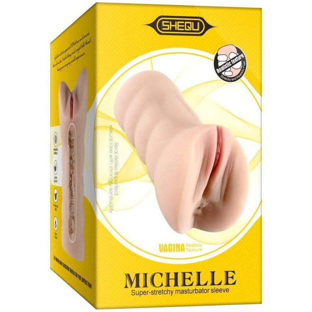 Shequ Michelle Anal ve Vajinal Çift Taraflı Realistik Vajina SQ-MA60089