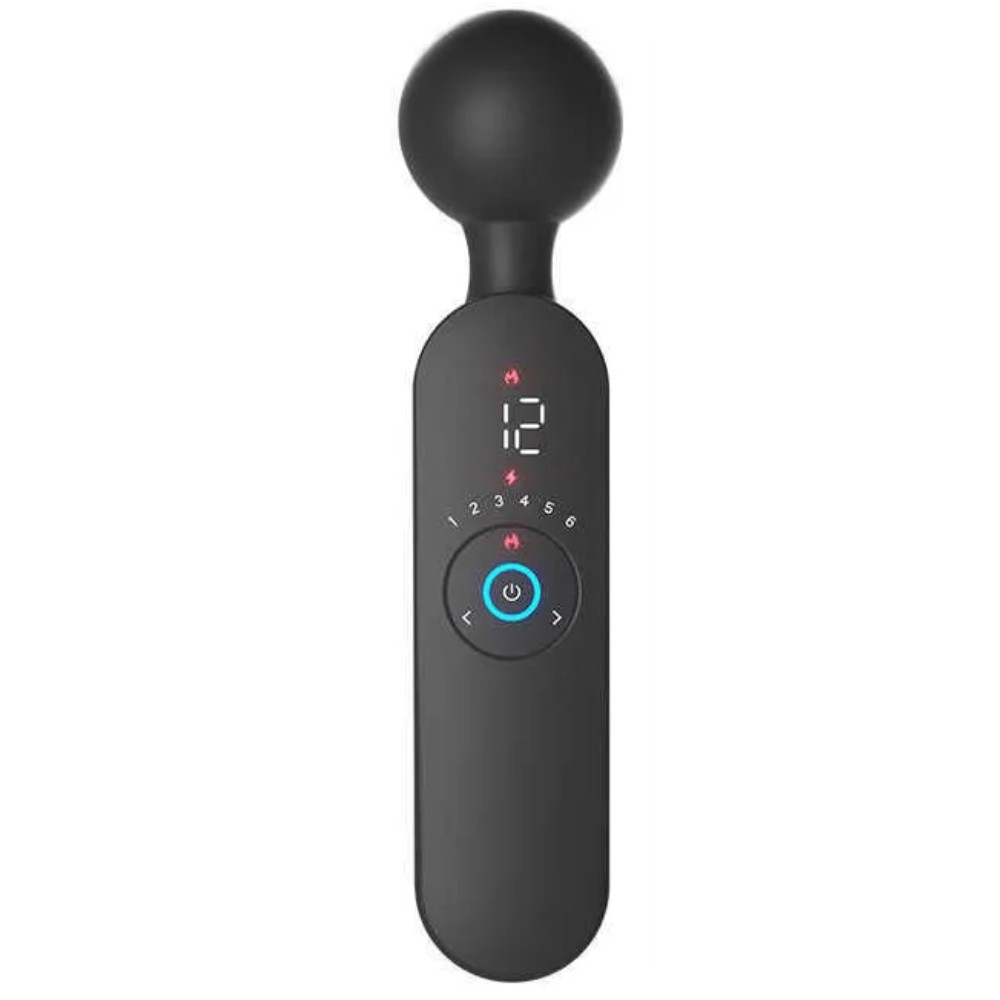 bAŞKa Clitoral Fantasy Xares Led Ekran Isıtmalı Masaj Wand Vibratör