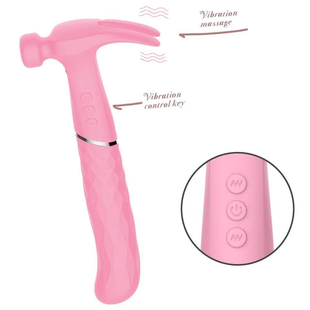 bAŞKa Hammer Love Pink Ultra Güçlü Çekiç Vibratör