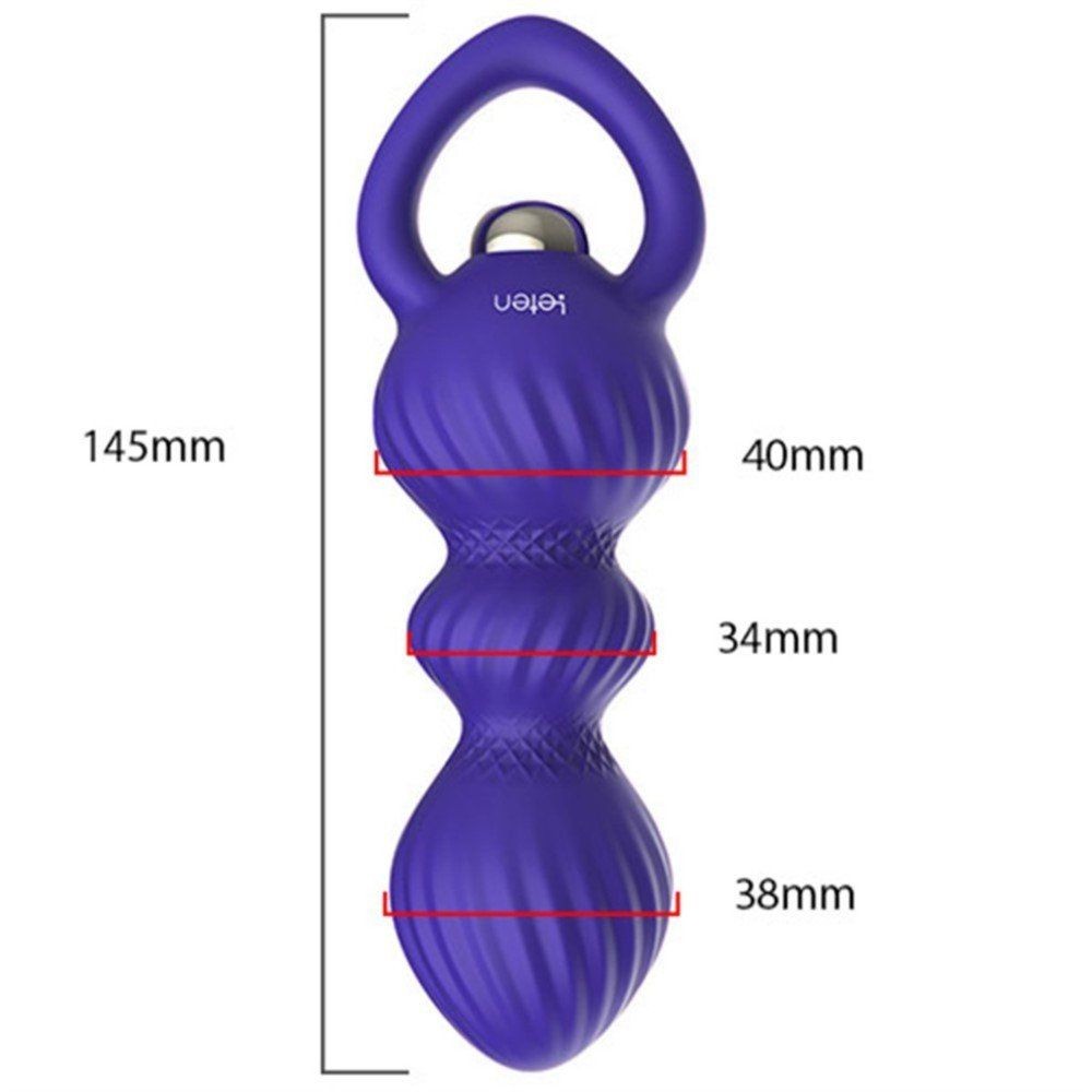 Leten Solo Series 10 Modlu Anal Vibratör Blue