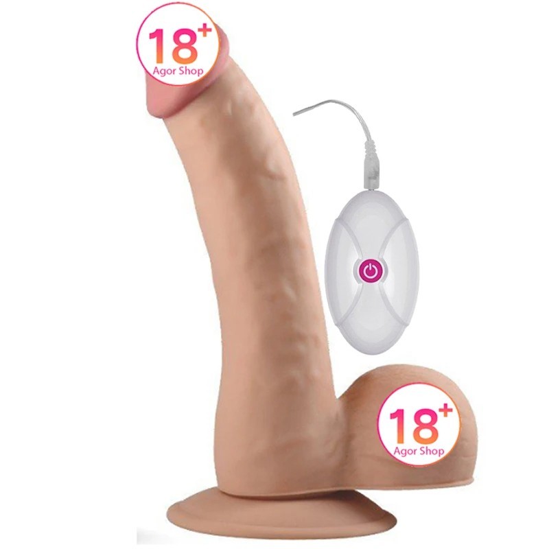 Lovetoy The Ultra Soft Dude 22.5 Cm Realistik Vibratör LV1094