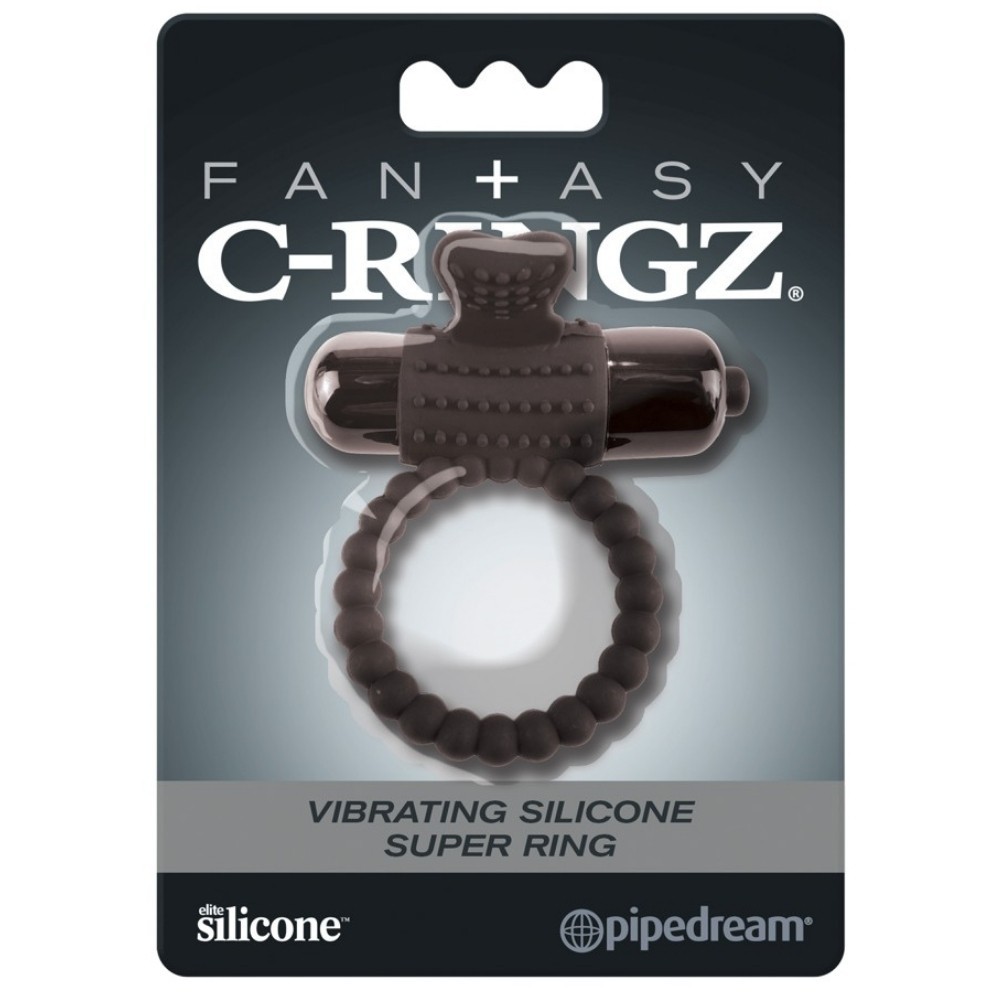 Pipedream Fantasy C-Ringz Vibrating Silicone Super Ring Titreşimli Penis Halkası