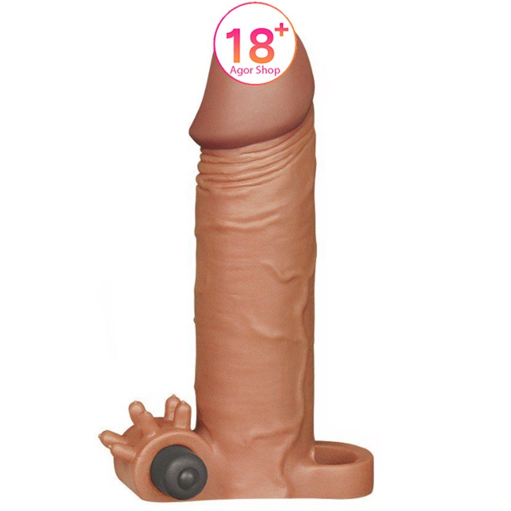 Lovetoy Pleasure X-Tender Vibrating Sleeve Titreşimli Penis Kılıfı LV1062B