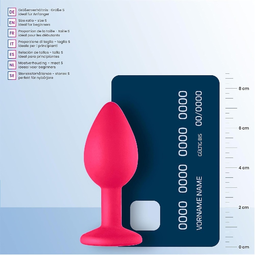 bAŞKa Anal Fantasy Silicone Taşlı Silikon Anal Plug