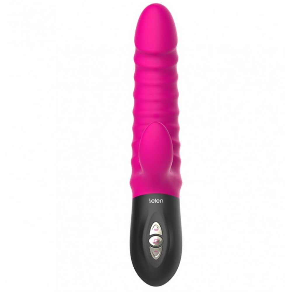 Leten Luxury Thrusting Dildo İleri Hareketli Rabbit Vibrator