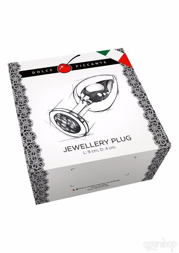 Dolce Piccante Lüks Large Boy Gold Anal Plug