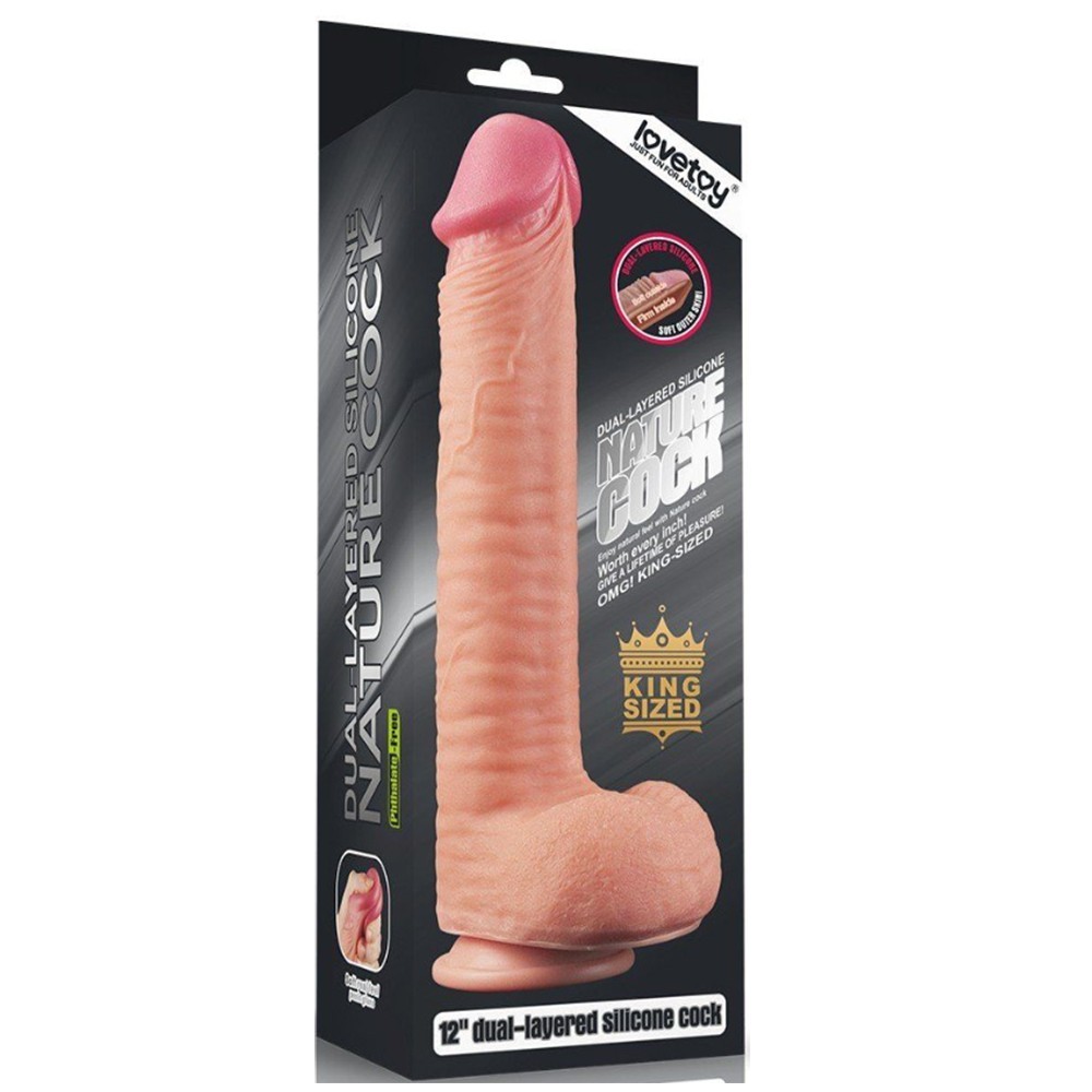 Lovetoy Dual Layered Cock 30 cm Büyük Realistik Penis LV411013