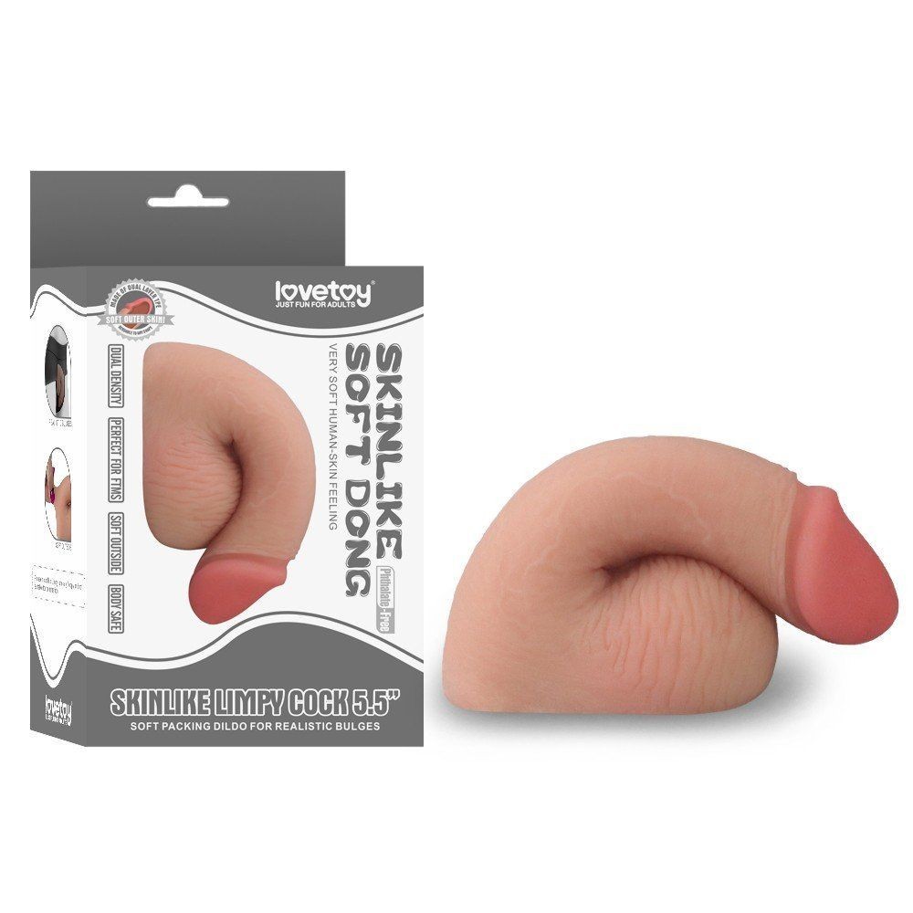 Lovetoy Skinlike Limpy Cock Giyilebilir 14 cm Dildo LV312002