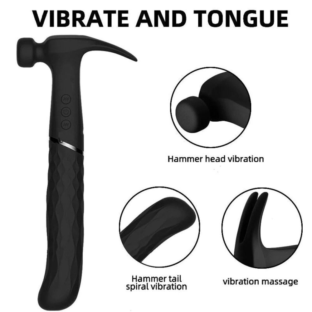 bAŞKa Hammer Love Black Ultra Güçlü Çekiç Vibratör
