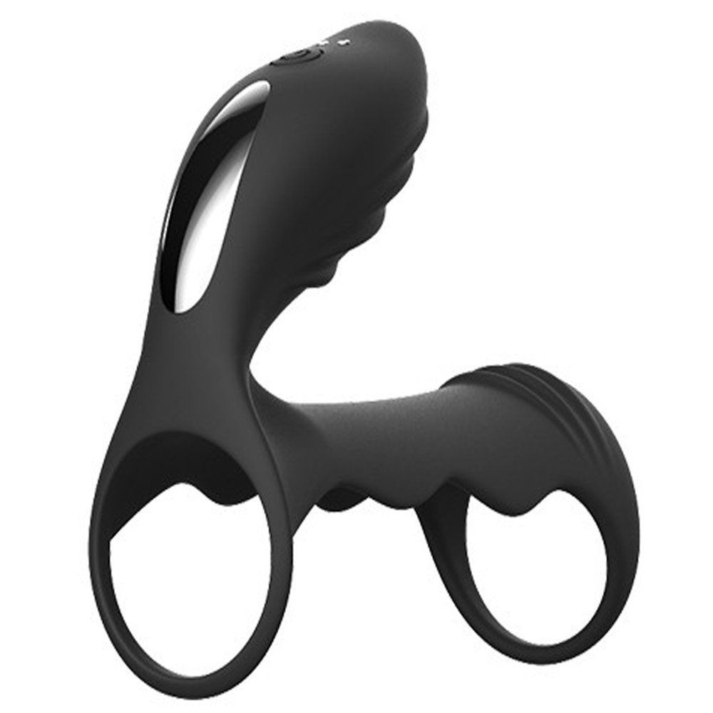 bAŞKa Cockring Clitoral Stimulation Penis Kafesi-Siyah