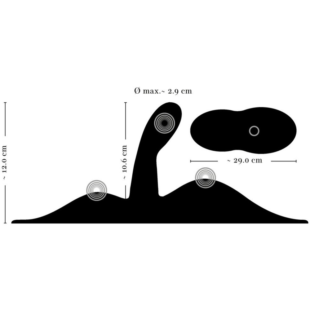 Vibepad 3 Enjoy Your Ride Clitoral Stimulator Powerful Vibrating Pad