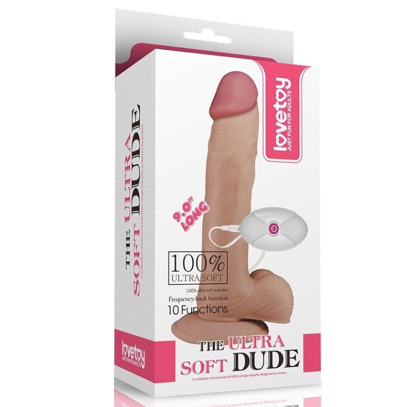 Lovetoy The Ultra Soft Dude 23 Cm Realistik Vibratör LV1096