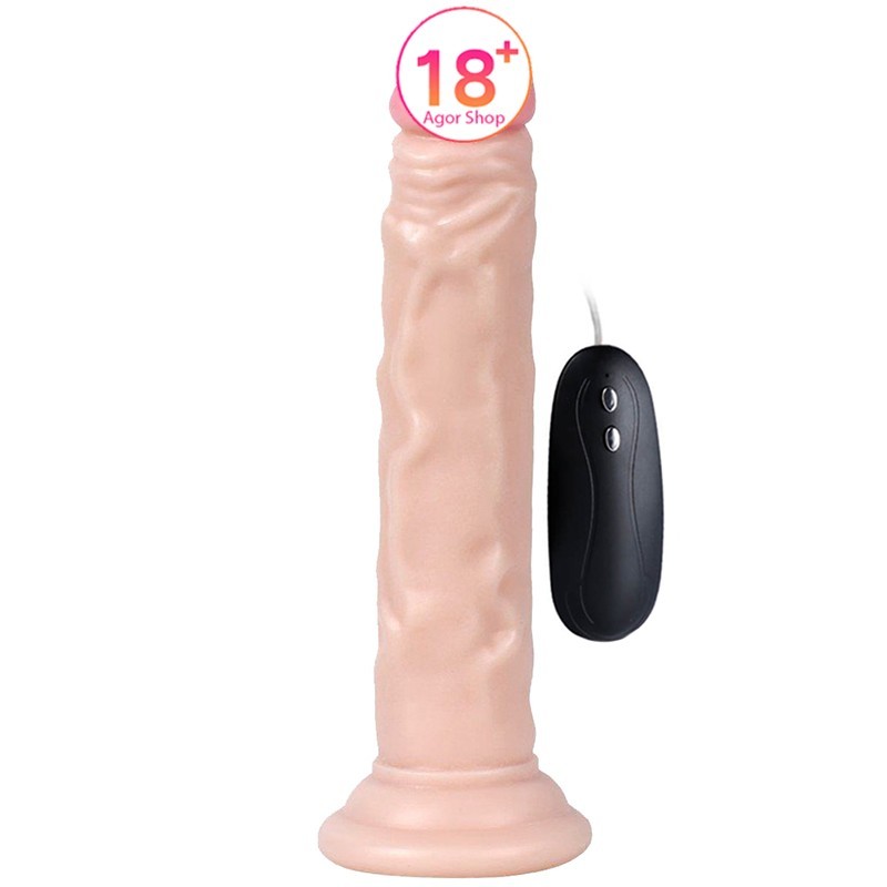 Dildo Series Naturo 18.5 cm Titreşimli Realistik Penis XS-WBC10024
