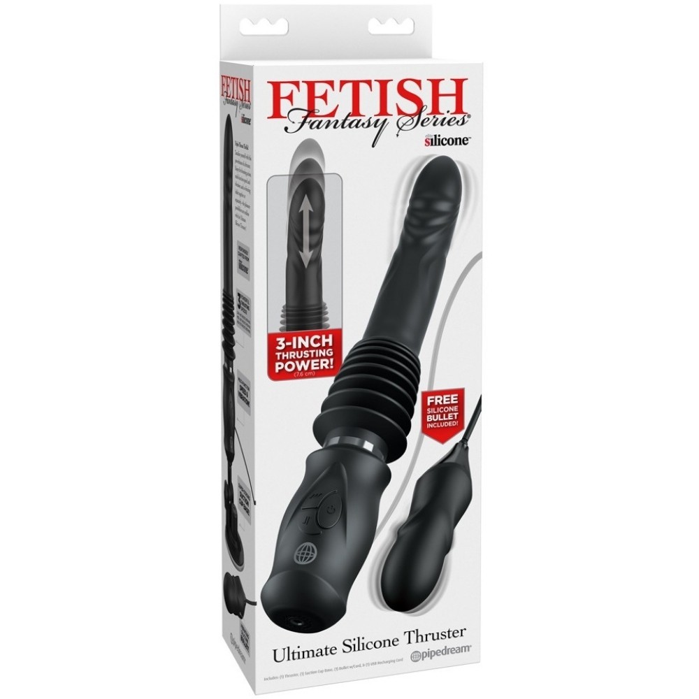 Pipedream Fetish Fantasy Series Ultimate Silicone Thruster Hareketli Vibratör