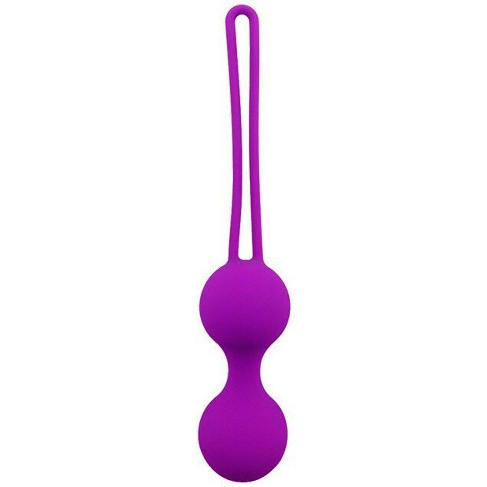 bAŞKa Kegel Benwa Ball Purple Medikal Silikon Metal Jiggle Kegel Top