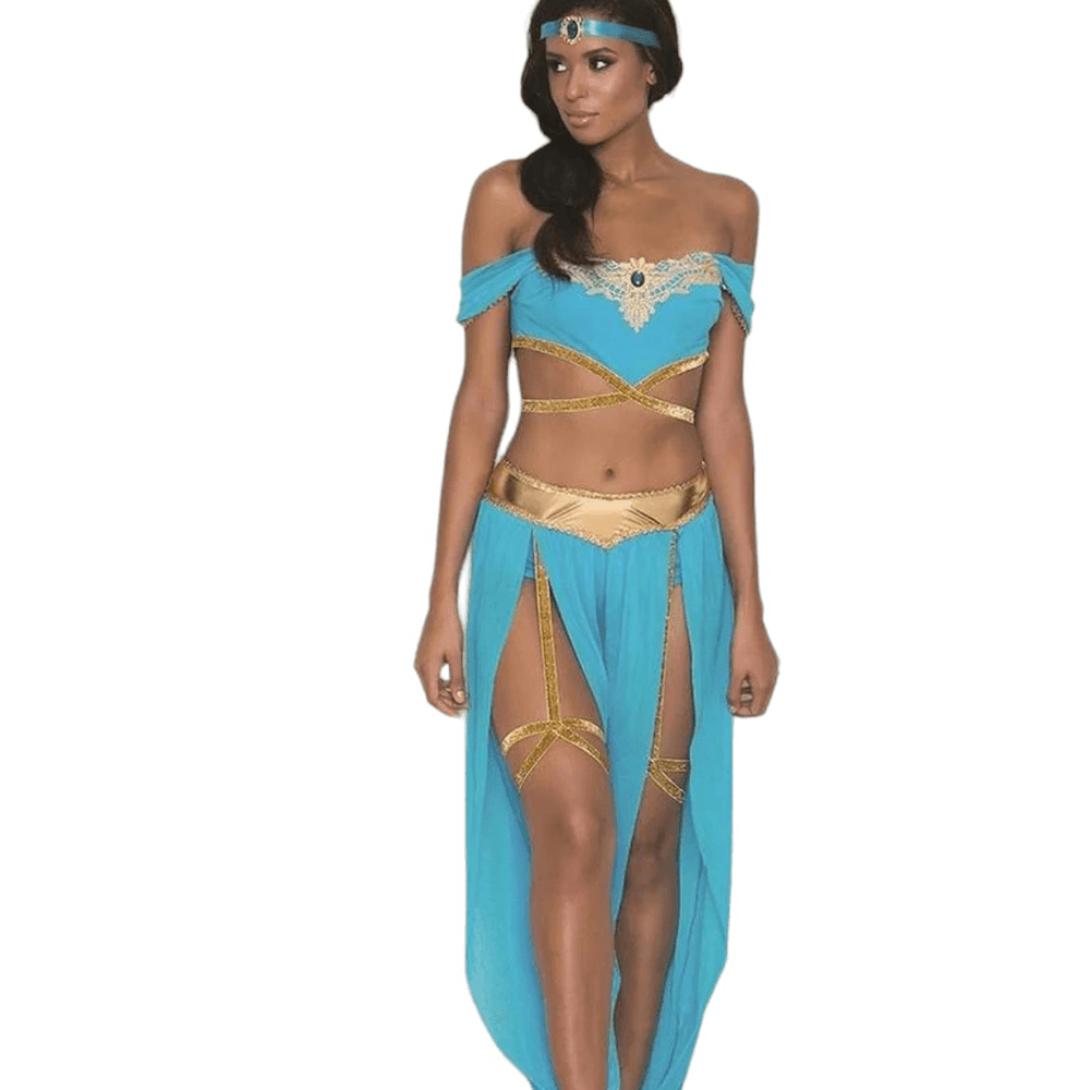 bAŞKa Fantasy Wear Lingerie Dreams Seksi Dansöz Kostümü-Mavi